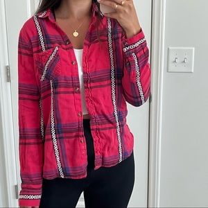 American Eagle Vintage Boyfriend Fit Flannel